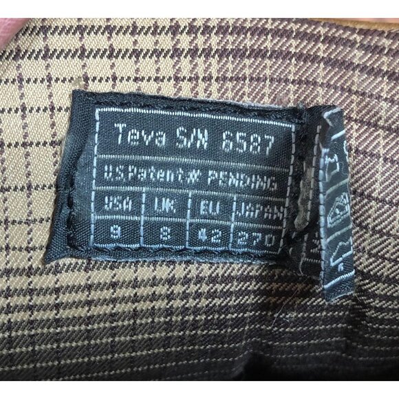 Teva Mush 6587 Leather Lace Up Anti-Slip Shoes Brown Mens  9 / 42 (x5b - Picture 10 of 11